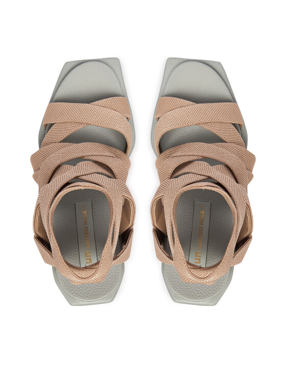 United Nude United Nude Босоніжки Boulder Bondage 1089493205 Бежевий