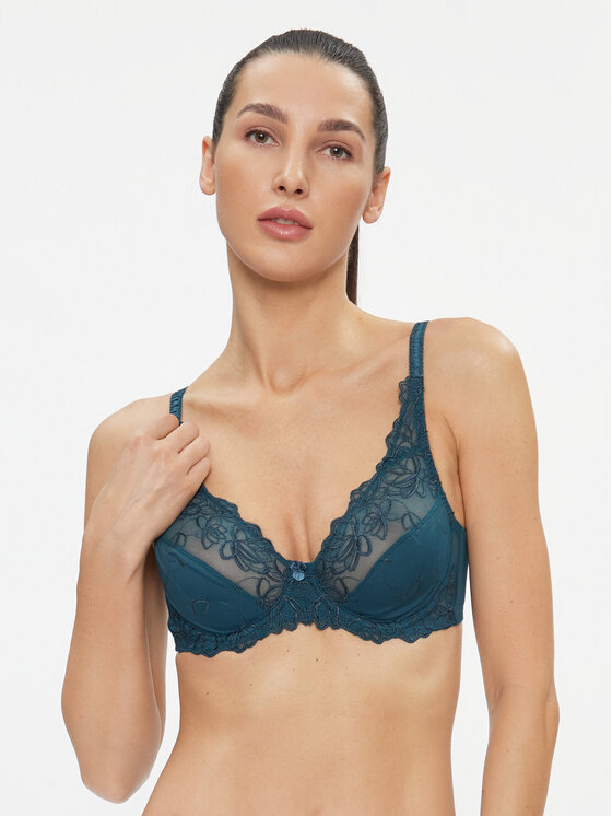 Hunkemöller Nedrček S Kostjo Diva 202649 Modra