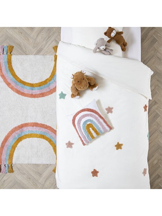 MIAhome MIAhome Dywan dziecięcy 150x100 cm ARCOIRIS I Beżowy