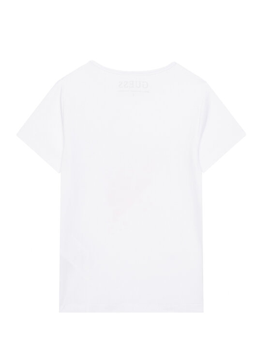 Guess Guess T-shirt K6RI00 K6YW4 Bijela Regular Fit