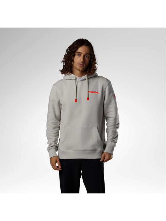 Rossignol Rossignol Bluza M Hero Hoodie Szary Regular Fit