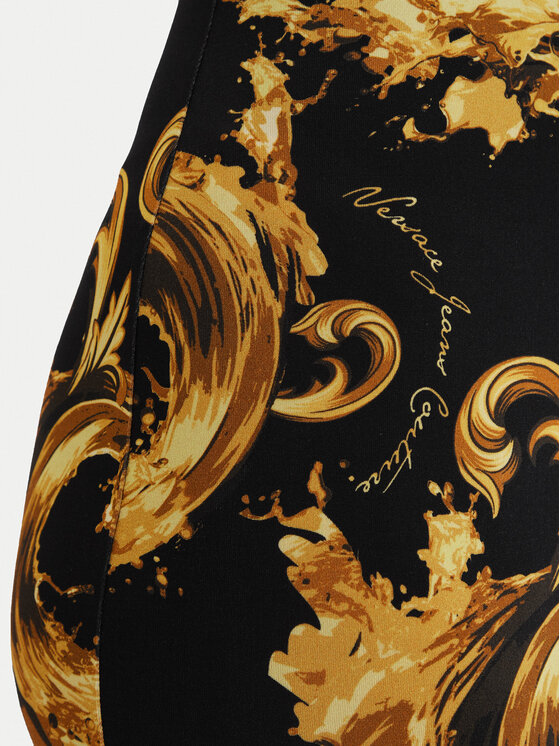 Versace Jeans Couture Versace Jeans Couture Rochie de zi 80HAO946 JS533 Negru Slim Fit