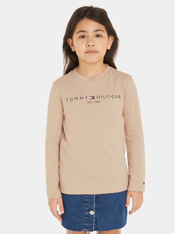 Tommy Hilfiger Blūze Essential KS0KS00202 M Bēšs Regular Fit