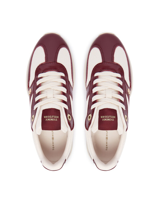 Tommy Hilfiger Tommy Hilfiger Laisvalaikio batai Modern Runner Shiny Leather FW0FW09413 Vyšninė