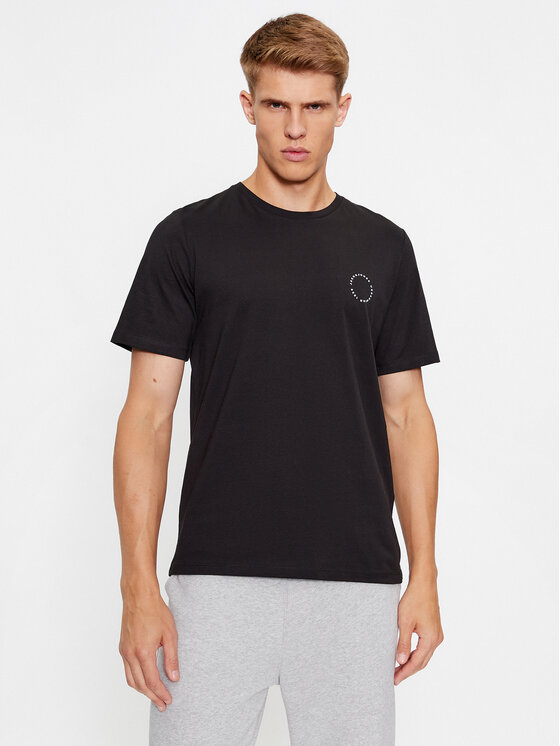 Jack&Jones T-krekls 12235209 Melns Regular Fit