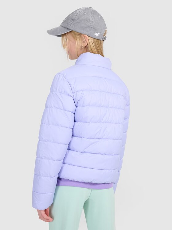 4F 4F Μπουφάν πουπουλένιο 4FJWSS25TDJAF515-52S Ροζ Regular Fit