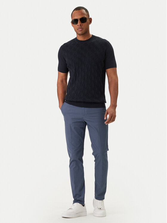 KARL LAGERFELD KARL LAGERFELD T-Shirt 655006 562301 Dunkelblau Slim Fit