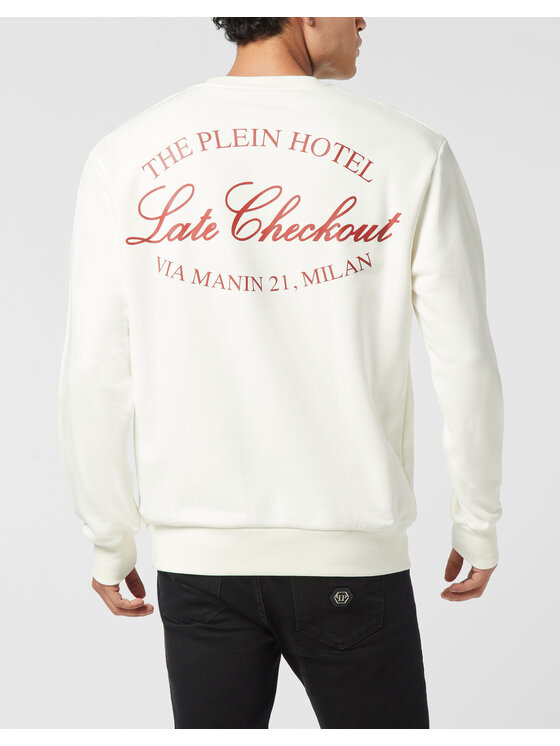 PHILIPP PLEIN PHILIPP PLEIN Bluza 25961 Biały Regular Fit
