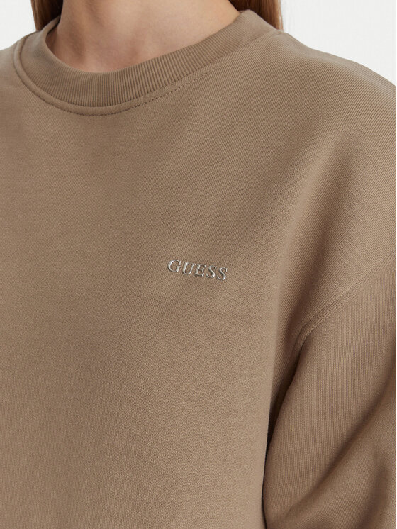 Guess Guess Bluza V6RQ13 K9V31 Beżowy Regular Fit