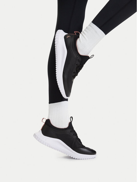 Calvin Klein Jeans Calvin Klein Jeans Sneakersy Eva Runner Laceup Sock Mat Mix YW0YW02064 Czarny