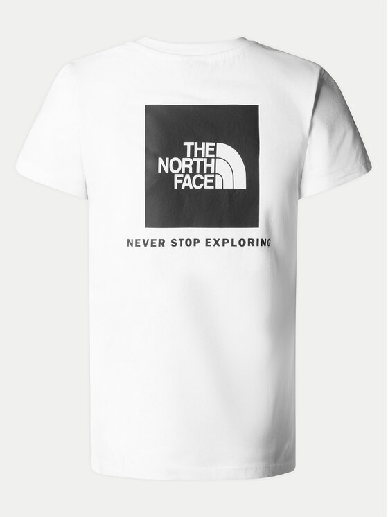 The North Face The North Face T-Shirt Redbox NF0A87NM Biały Regular Fit