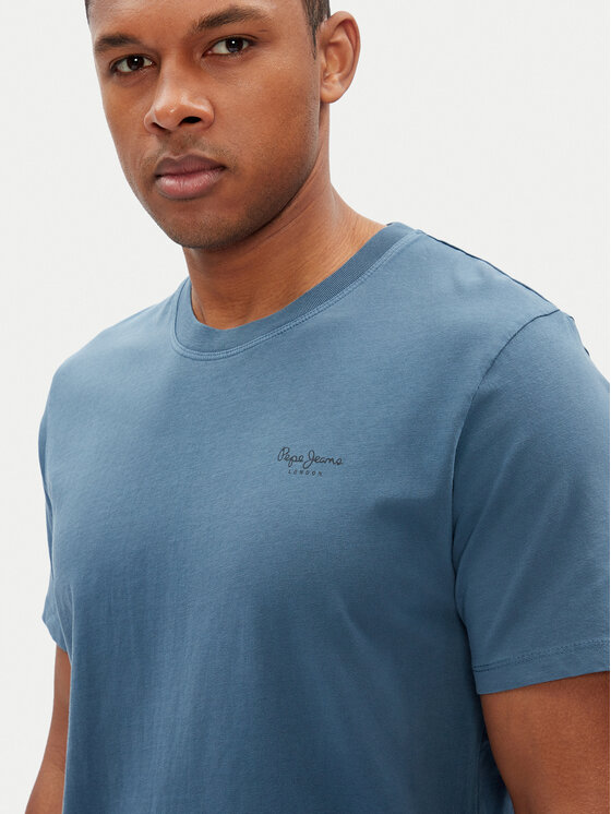 Pepe Jeans Pepe Jeans T-särk Jacko PM508664 Sinine Regular Fit