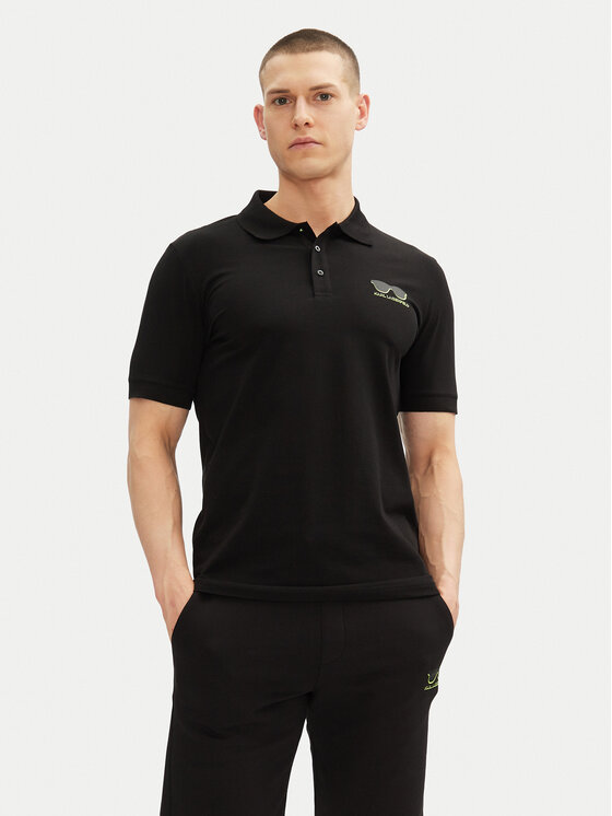 KARL LAGERFELD KARL LAGERFELD Polokošile 745400 552235 Černá Slim Fit