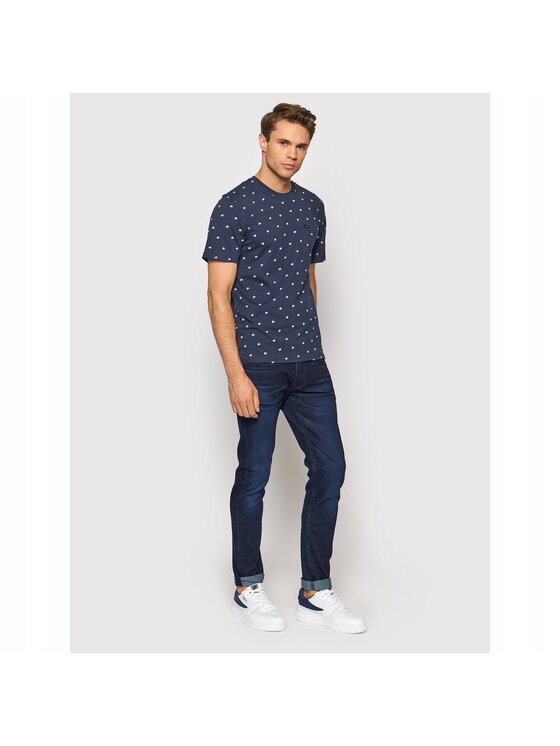 Lee Lee Jeansy LUKE Niebieski Slim Fit