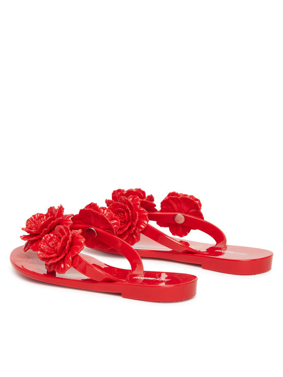 Melissa Melissa Šlepetės per pirštą Mini Melissa Harmonic Springtime Inf M 35705 Raudona