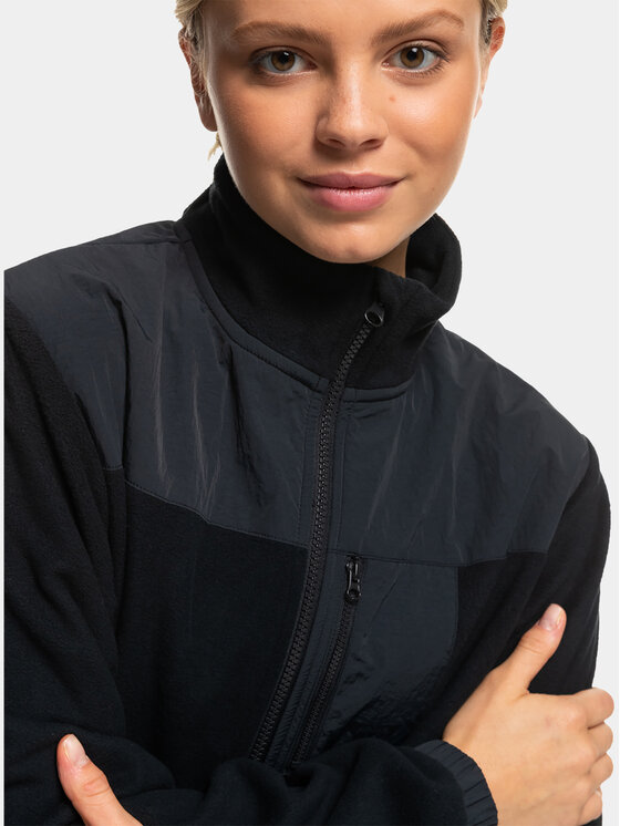 Roxy Roxy Флісовий реглан Wow Zip Up Jkt Plfl ERJPF03141 Сірий Regular Fit