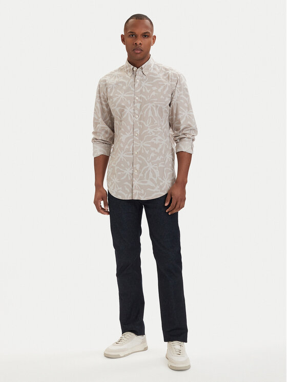 BOSS BOSS Koszula Ricoplus 50561608 Szary Regular Fit