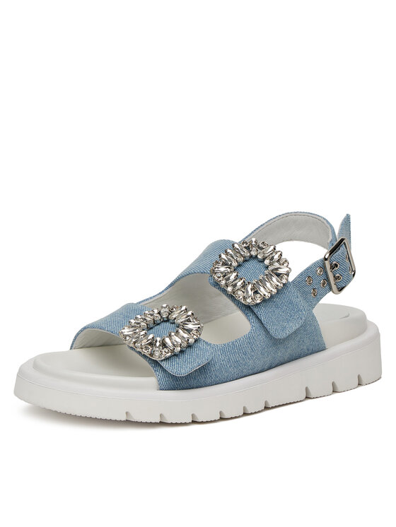 Eva Minge Eva Minge Sandalen SNOWDROP-I75-563 Blau