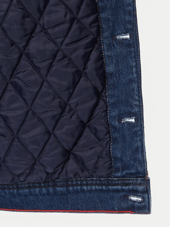 Tommy Jeans Tommy Jeans Дънково яке Archive Teddy DM0DM23485 Син Regular Fit