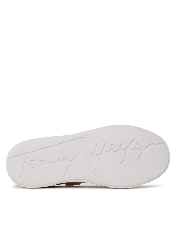 Tommy Hilfiger Tommy Hilfiger Sneakersy Flag Low Cut Lace-Up Sneaker T3A9-32703-1355 S Różowy