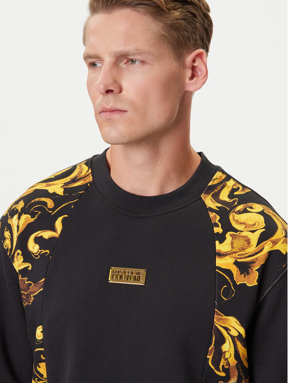 Versace Jeans Couture Versace Jeans Couture Μπλούζα 79GAI335 FS201 Μαύρο Regular Fit