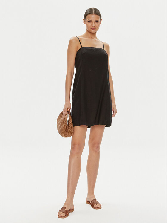 Gap Gap Sommerkleid 665882-01 Schwarz Regular Fit