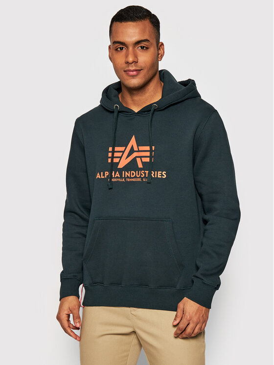 Alpha Industries Alpha Industries Bluza Basic 178312 Granatowy Regular Fit