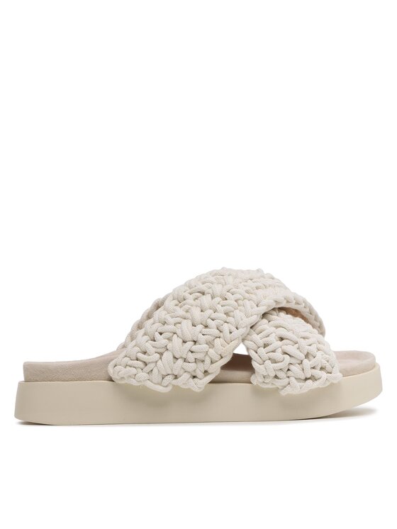 Inuikii Pantoletten Woven 70104-105 Weiß, Größe 41