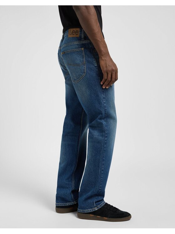 Lee Lee Jeansy WEST Niebieski Straight Leg