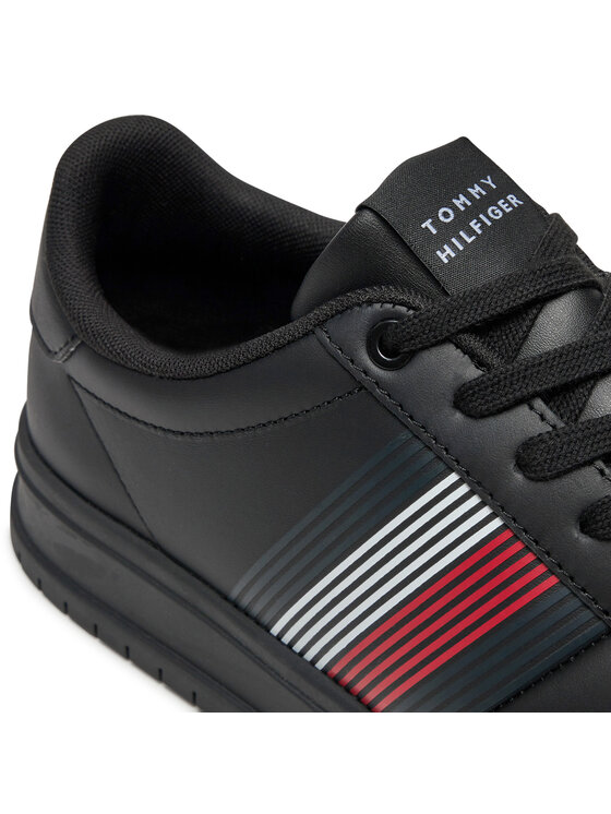 Tommy Hilfiger Tommy Hilfiger Laisvalaikio batai Supercup Lth Seasonal FM0FM05129 Juoda