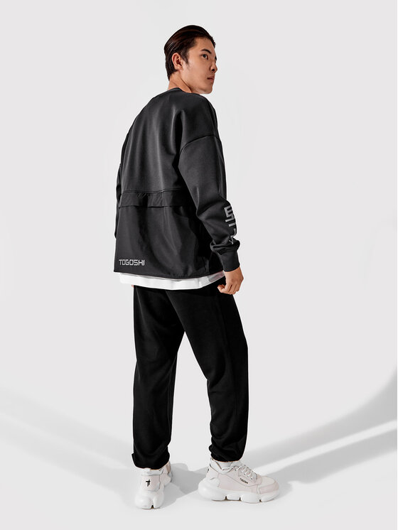 Felpa TG22-BLM002 Nero Oversize