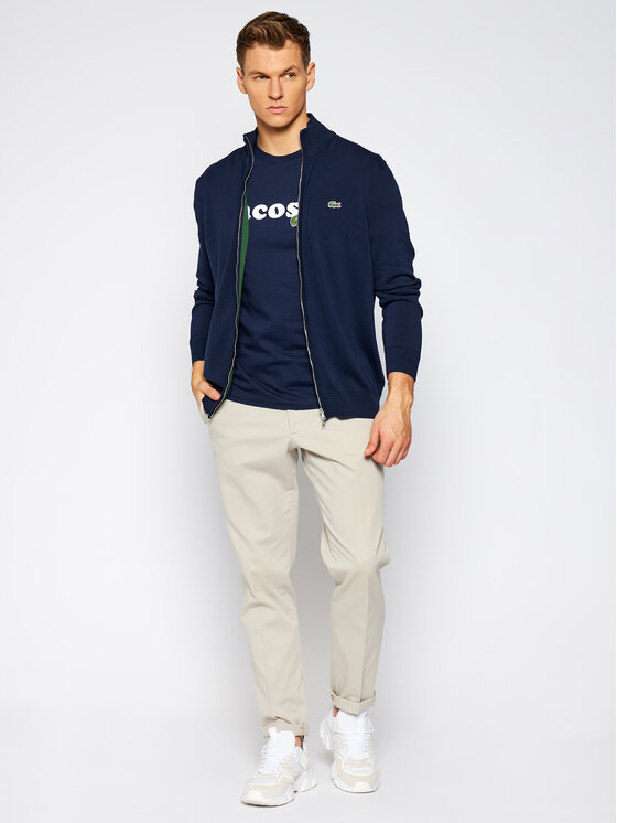 Lacoste Lacoste Суитшърт AH1957 Тъмносин Classic Fit