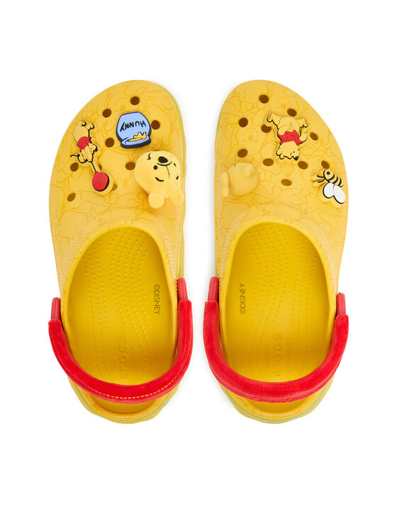 Crocs Crocs Şlapi Disney Winnie The Pooh Classic Platform Clog 211092 Galben