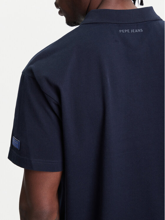 Pepe Jeans Pepe Jeans Polo särk Red Bull Racing Moto Panel RM540017 Tumesinine Regular Fit