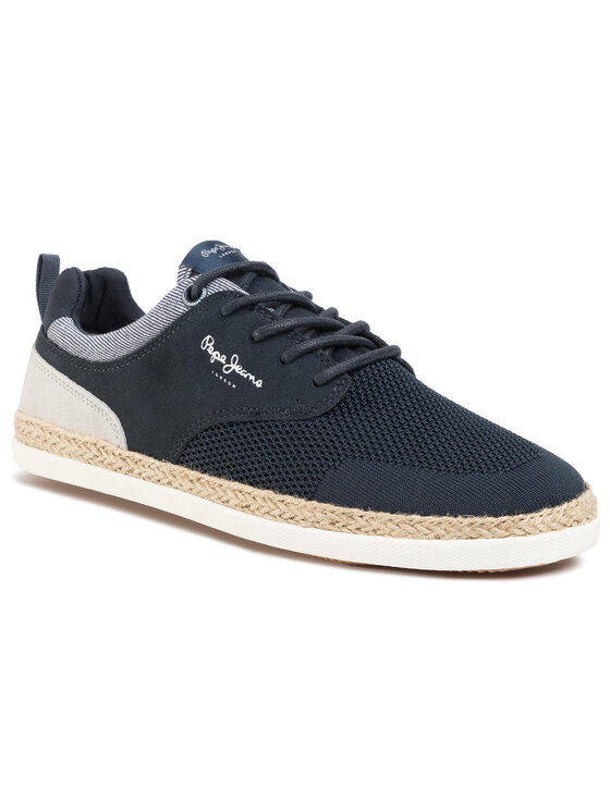 Pepe Jeans Espadrillas Maui Sport Knit PMS10284 Blu scuro • Modivo.it