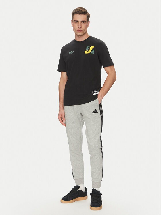 adidas adidas Donji dio trenerke Essentials 3-Stripes JE6318 Siva Regular Fit