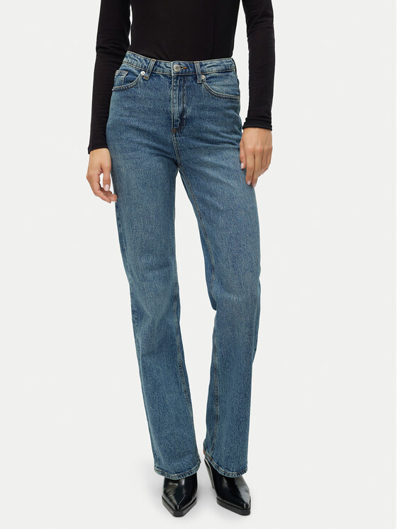 Vero Moda Jeansy Tessa 10311179 Niebieski Wide Leg