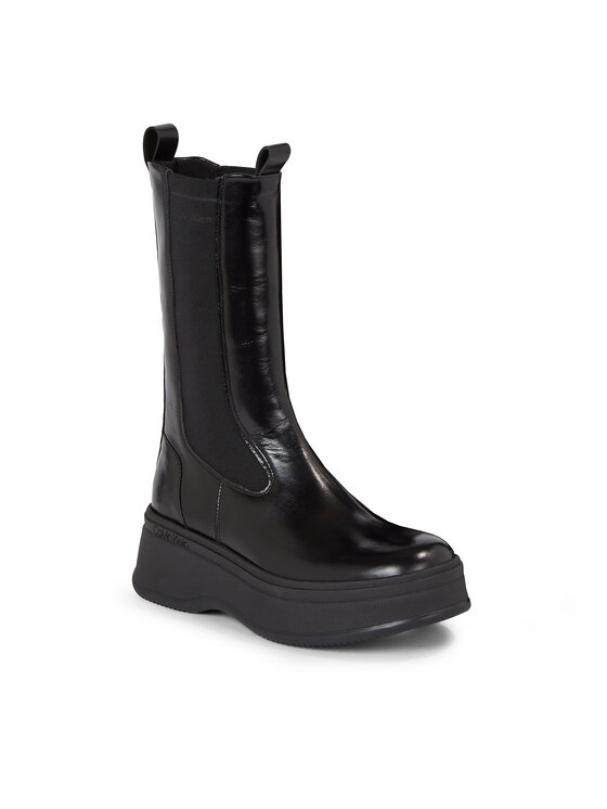Calvin Klein Calvin Klein Chelsea cipele Pitched Chelsea Boot HW0HW01686 Crna