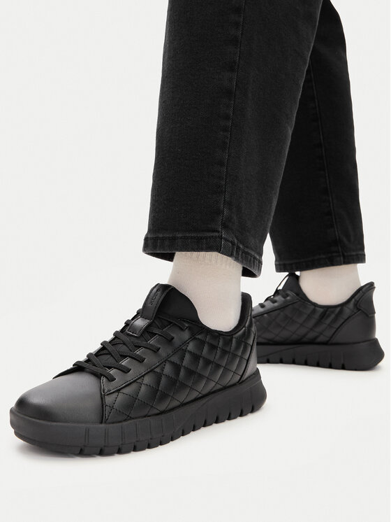 Geox Geox Sneakersy D Flextride Plus D667SB 000BC C9999 Czarny