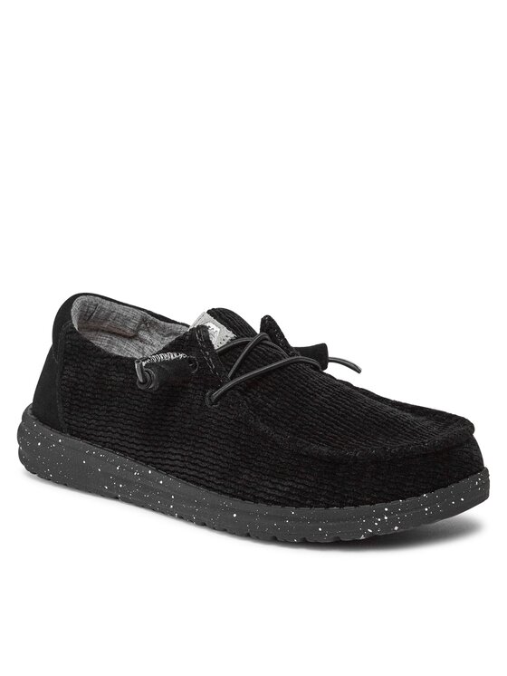 Hey Dude Scarpe basse Wendy Wave Corduroy 40195-001 Nero | Modivo.it