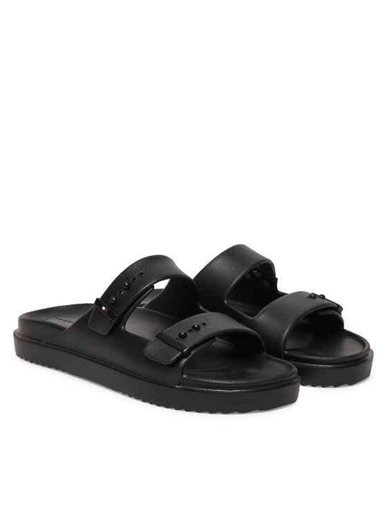 Tommy Hilfiger Tommy Hilfiger Şlapi Light Adjustable FM0FM05757 Negru