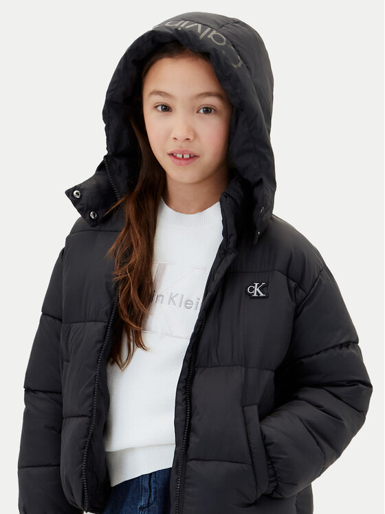Calvin Klein Calvin Klein Преходно яке LVCKTJM02G Черен Regular Fit