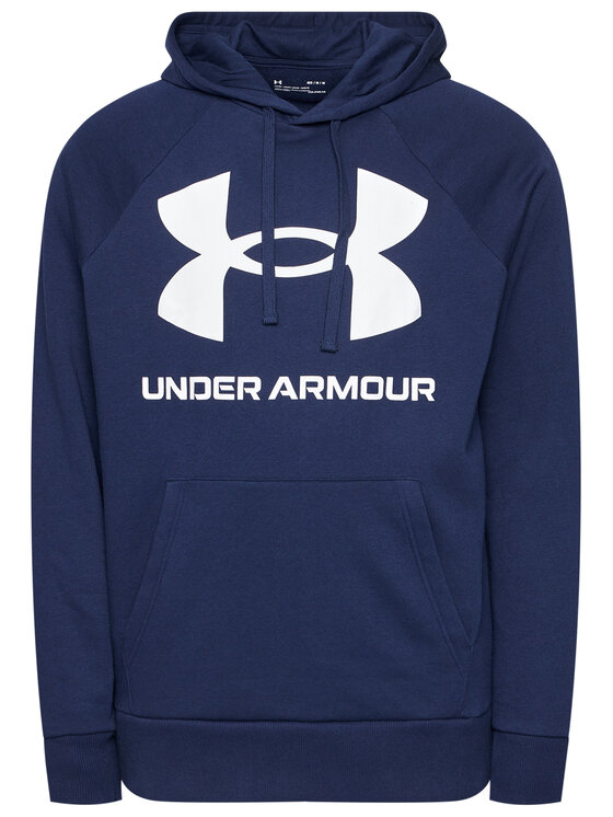 Under Armour Under Armour Bluza Ua Rival Fleece Big Logo 1357093 Granatowy Loose Fit