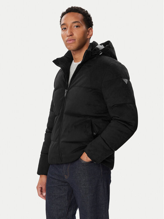 Guess Guess Winterjacke M6BL36 W4148 Schwarz Regular Fit