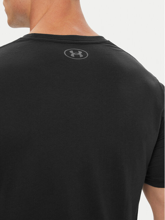 Under Armour Under Armour Póló Ua Team Issue Wordmark 1329582 Fekete Loose Fit
