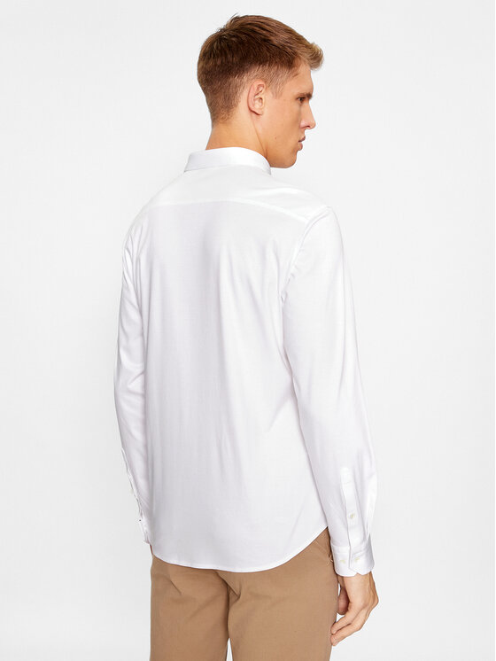 BOSS Boss Košile Biado_R 50497486 Bílá Slim Fit