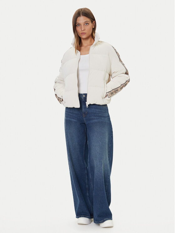 Guess Guess Giubbotto invernale V5BL11 WGYC2 Écru Regular Fit