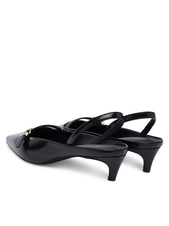 Tommy Hilfiger Tommy Hilfiger Tacones Th Buckle Kitten Slingback Pump FW0FW09384 Must