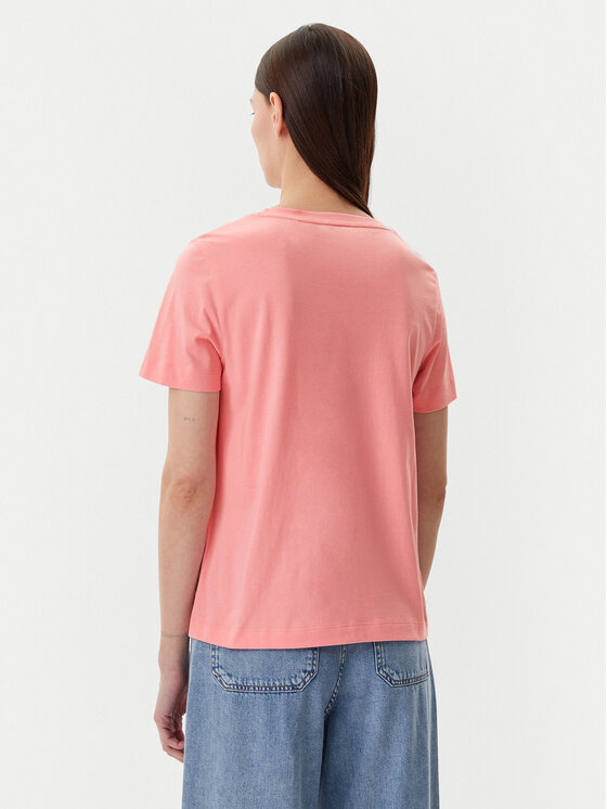 Gant Gant Тишърт Shield 4200750 Розов Regular Fit