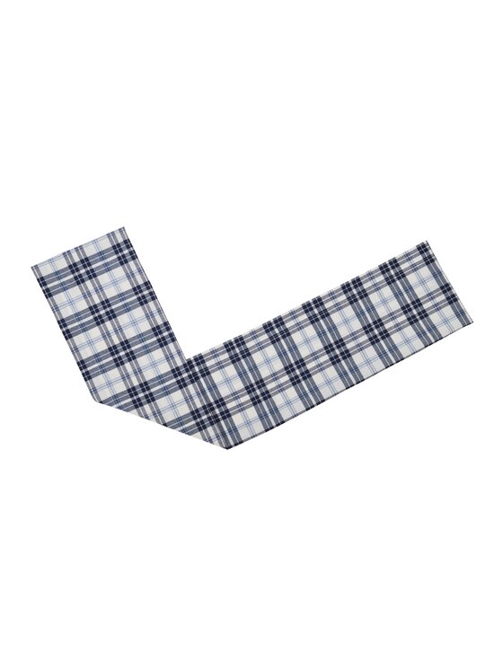 Roseberry Home Roseberry Home Bieżnik Blue Plaid Niebieski